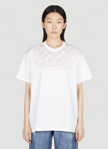 Burberry Logo Print T-Shirt White bur0253016