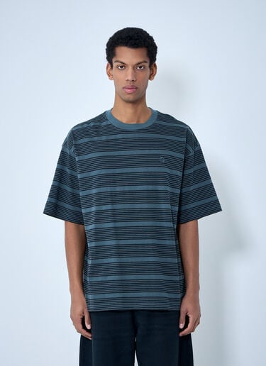 Carhartt WIP Striped Cotton Jersey T-Shirt Grey wip0163009