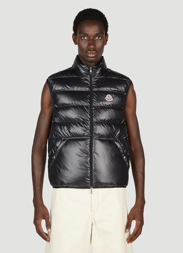 Moncler Aube Logo Gilet Black mon0153014