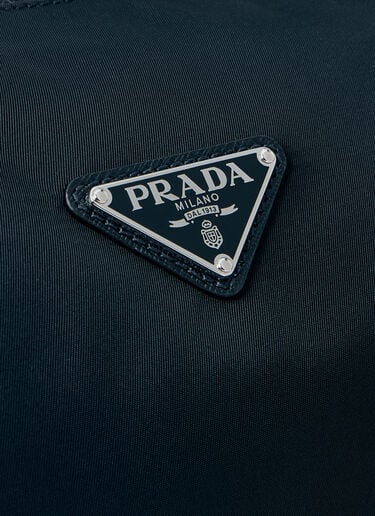 Prada Bauletto Large in Re-Nylon e Saffiano Black pra0264022