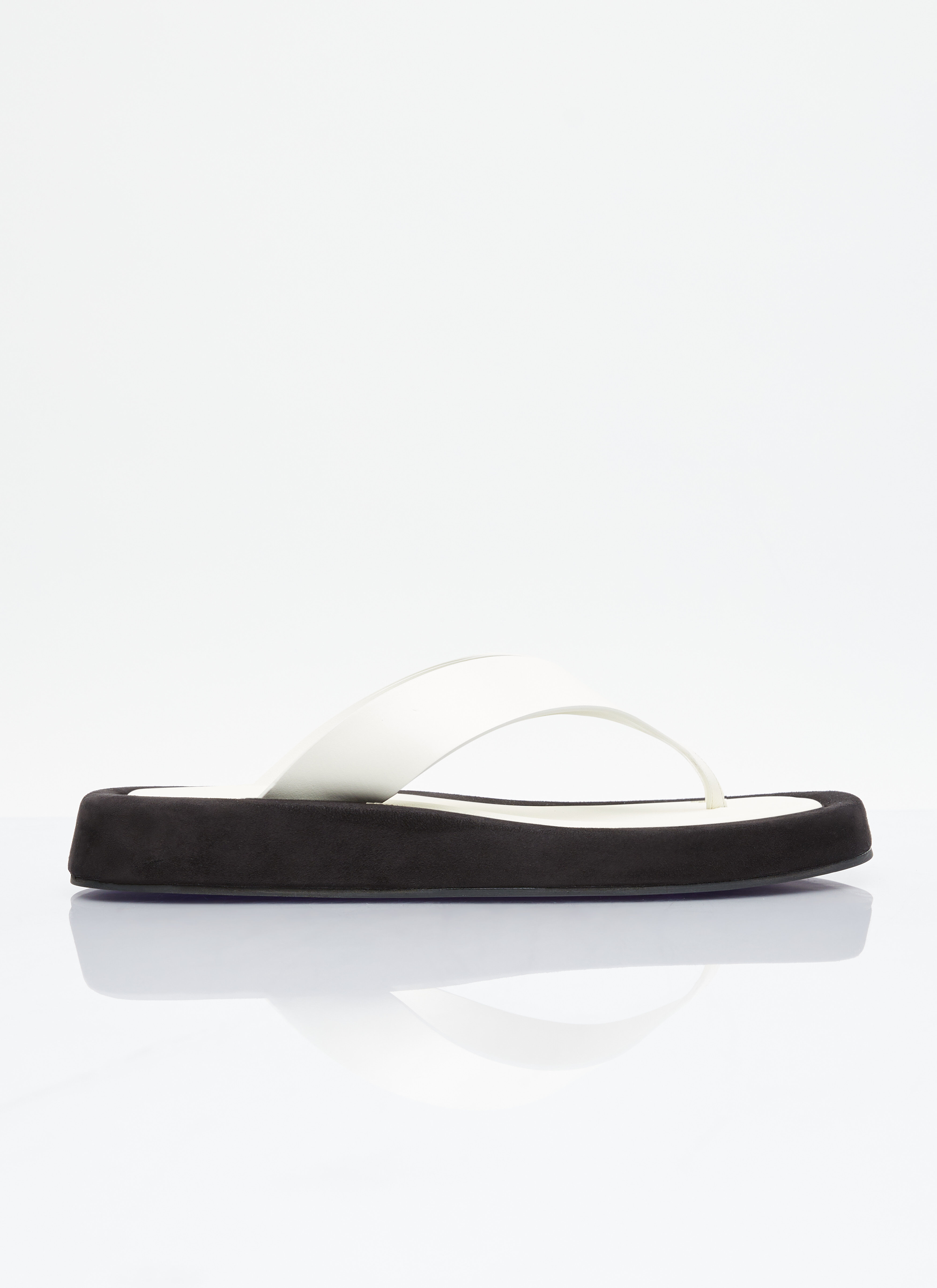 The Row Ginza Sandals White row0253016