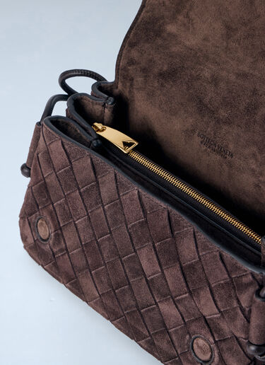 Bottega Veneta Notturno Flap Pouch Bag Brown bov0263029