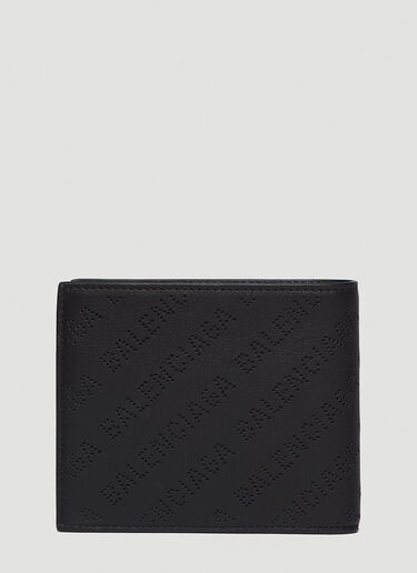 Balenciaga Cash Square Bi-Fold Wallet Black bal0145055
