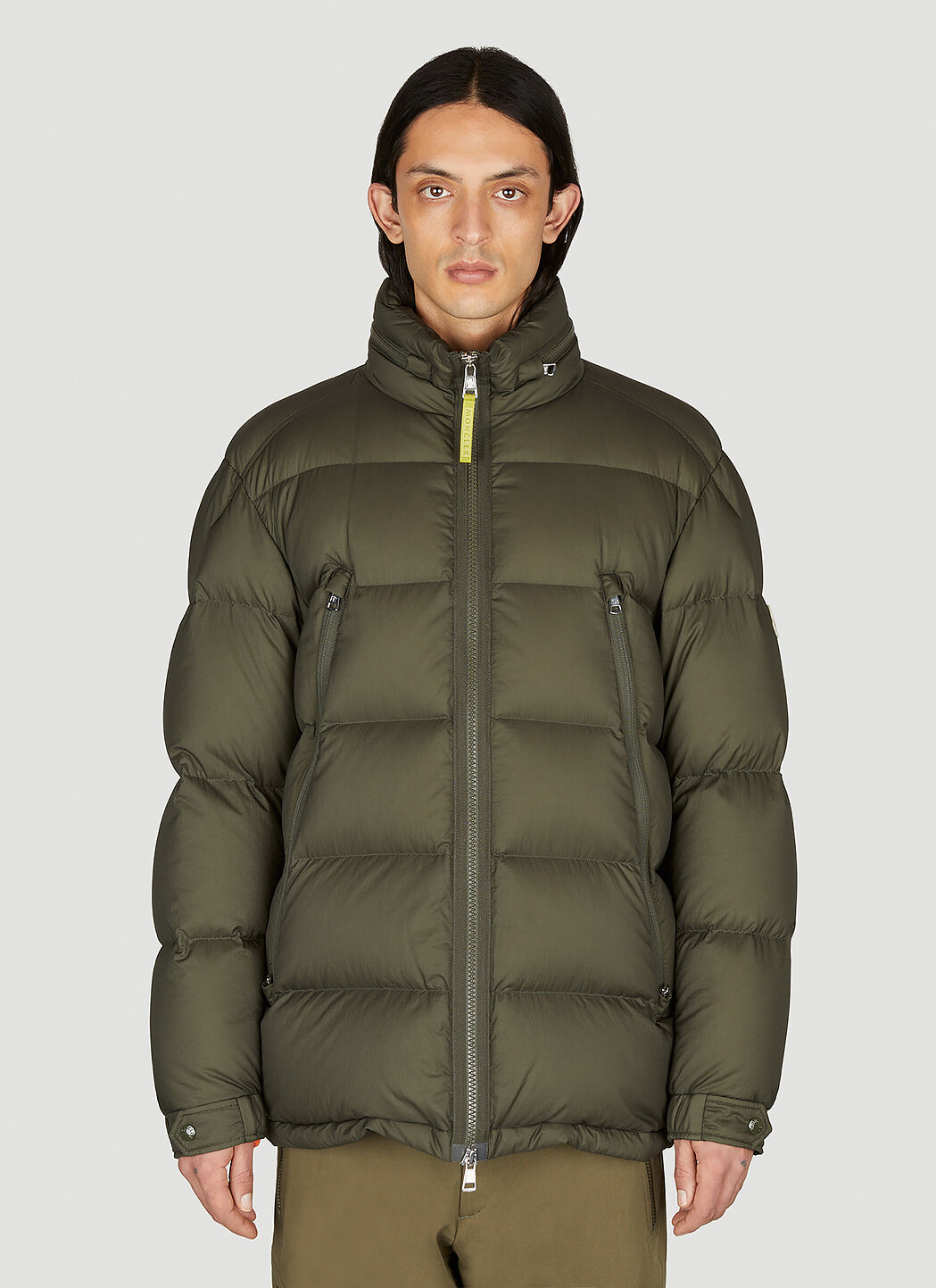 Moncler green windbreaker new arrivals