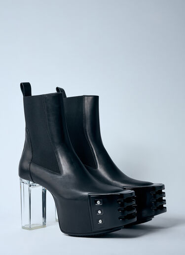 Rick Owens Porterville Grilled Kiss 45 Boots Black ric0159039