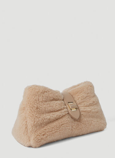 Maxi Teddy Clutch Bag Max Mara Maxi Teddy Clutch Bag Beige max0251030