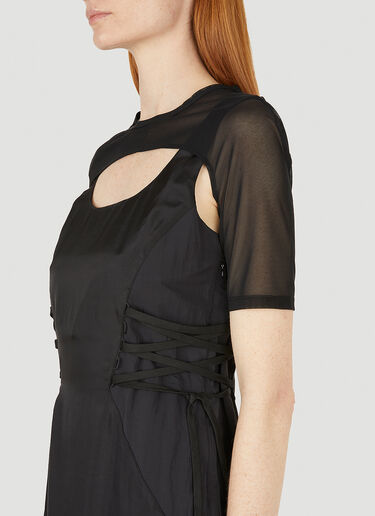 Panelled Midi Dress MCQ Panelled Midi Dress Black mkq0247020