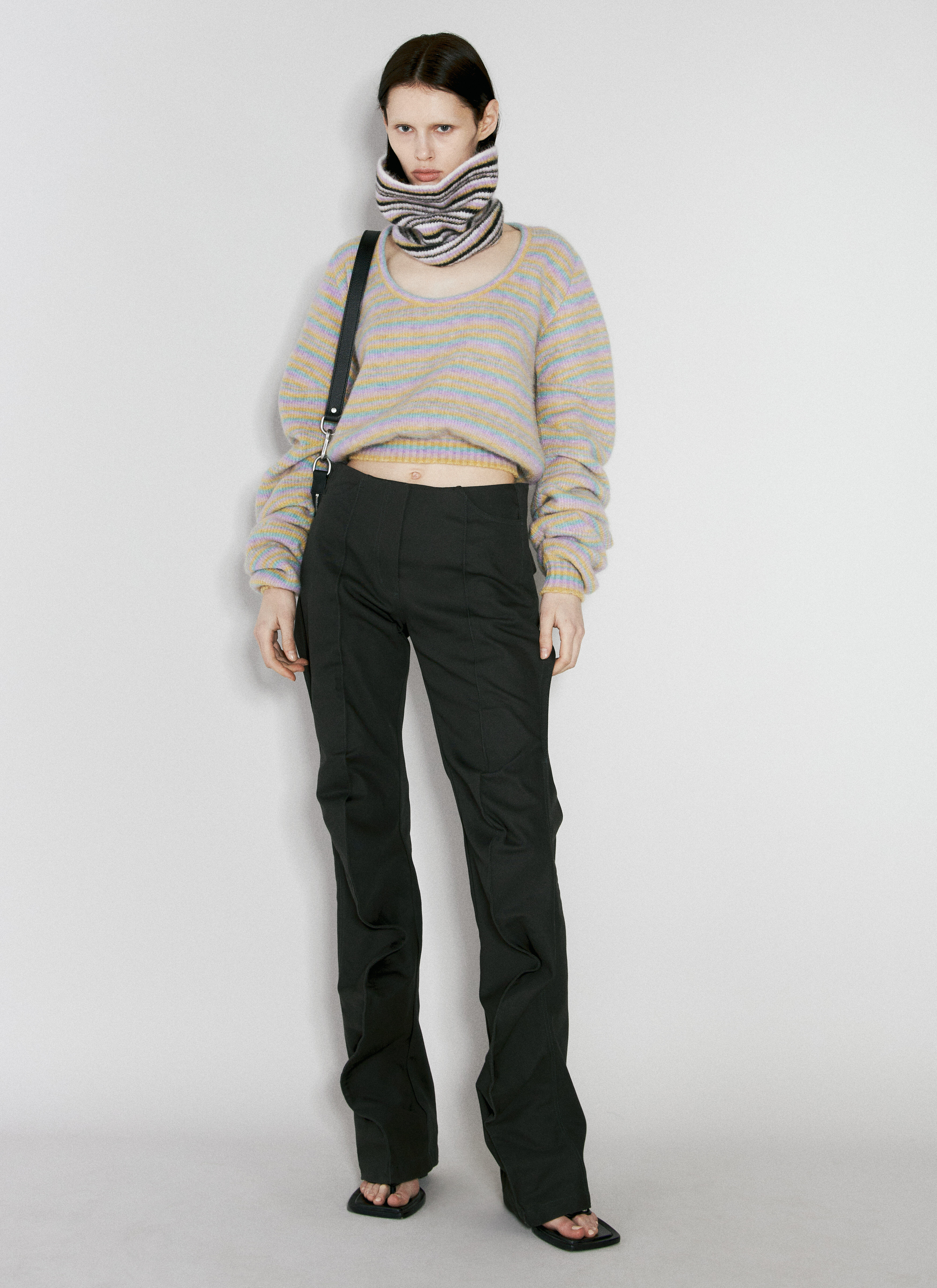 Kiko Kostadinov Women's' Striped Neck Gaiter in Multicolour | LN-CC®