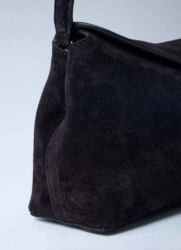 TOTEME T-Lock Crossbody Bag Dark Brown tot0263081