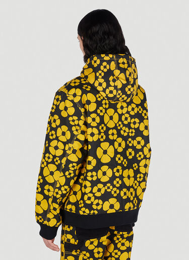 Marni x Carhartt 플로럴 프린트 후드 재킷 옐로우 mca0150011