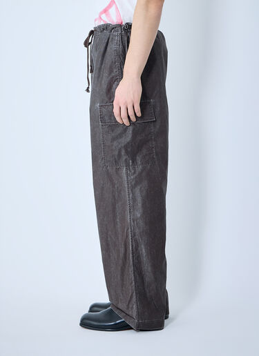 Our Legacy Way Coated Pants Brown our0160027