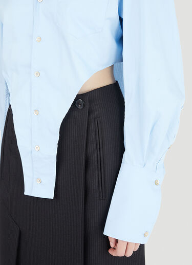 Ninamounah ブレストシャツ ブルー nmo0246004