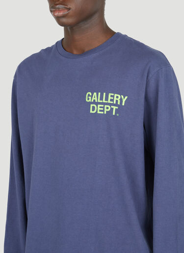 Gallery Dept. Logo Print T-Shirt Navy gdp0152015