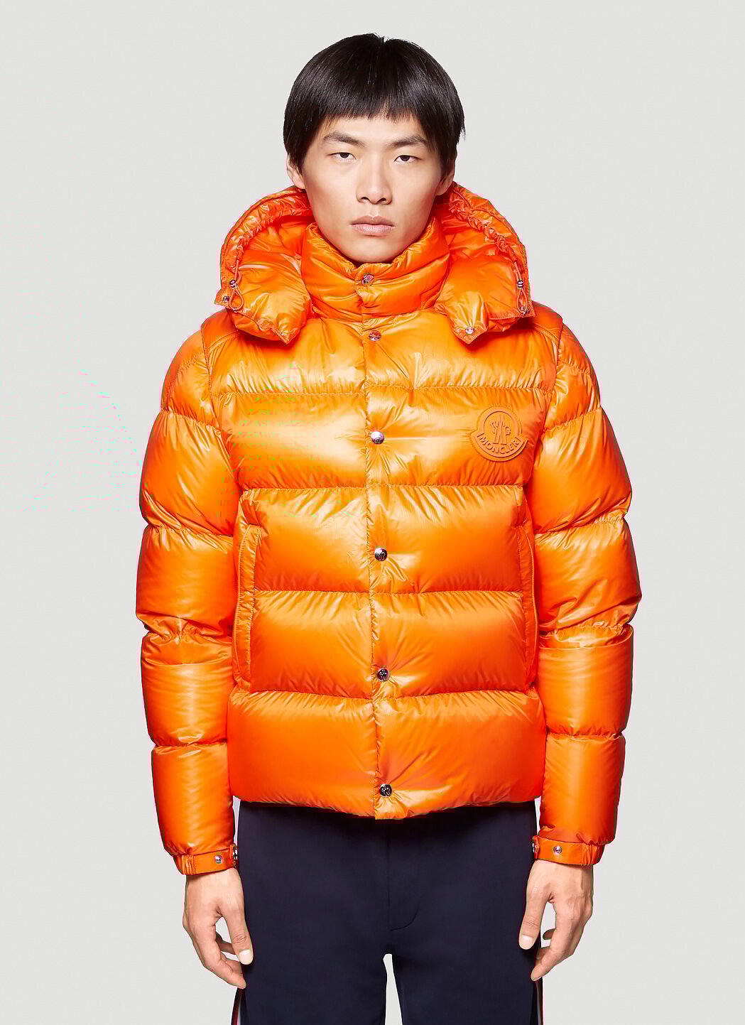 Moncler Padded Down Jacket in Orange LN CC