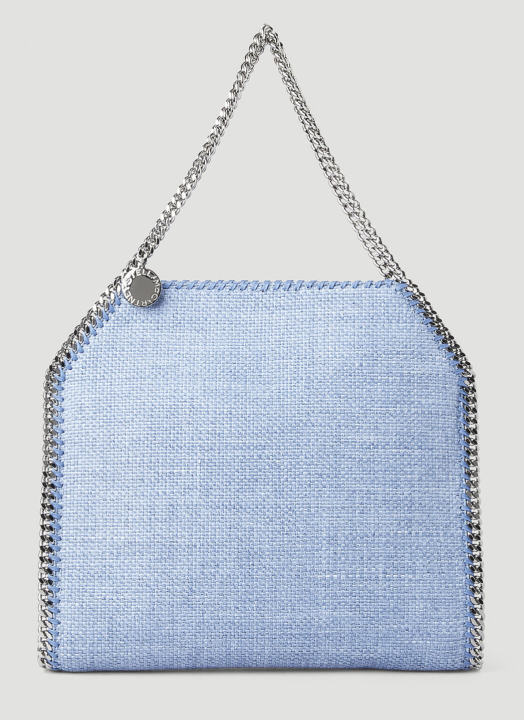 Stella McCartney Small Raffia Tote Bag in Blue LN CC
