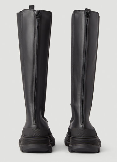 Alexander McQueen Tread Slick 及膝靴 黑 amq0245098