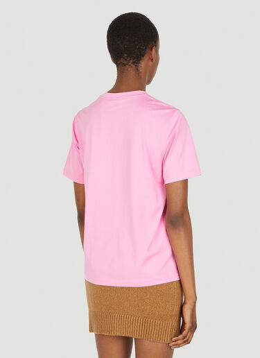 Burberry Margot Logo Print T-Shirt Pink bur0249033