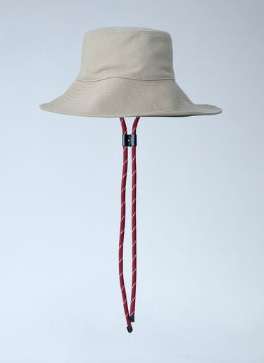 Miu Miu Denim Bucket Hat Beige miu0263054