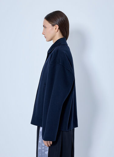 LN-CC® - Marni: Buttoned Wool Jacket - Navy Marni Buttoned Wool Jacket Navy mni0265005