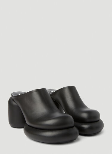 Tubular Mules Jil Sander Tubular Mules Black jil0251036