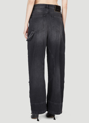 Denim Cargo Pants Sportmax Denim Cargo Pants Black spx0253001