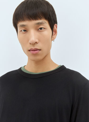 Dries Van Noten Layered Long-Sleeve T-Shirt Black dvn0158016