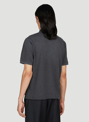 Cassandre Polo Shirt Saint Laurent Cassandre Polo Shirt Grey sla0154004