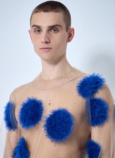 Flying Dots Sweater Walter Van Beirendonck Flying Dots Sweater Blue wlt0160005