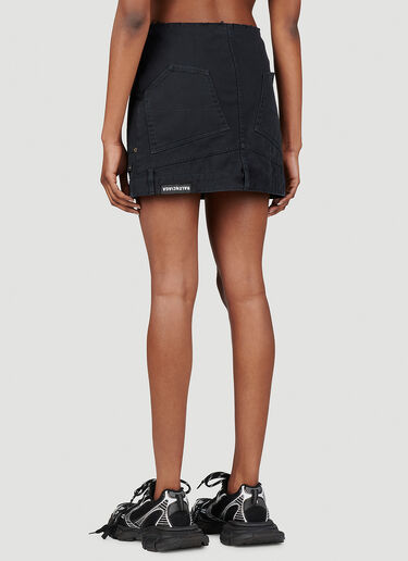 업사이드 다운 스커트 Balenciaga 업사이드 다운 스커트 블랙 bal0253026