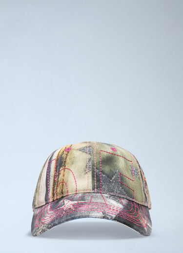 b.Eautiful Embroidered Canvas Cap Green bea0164025