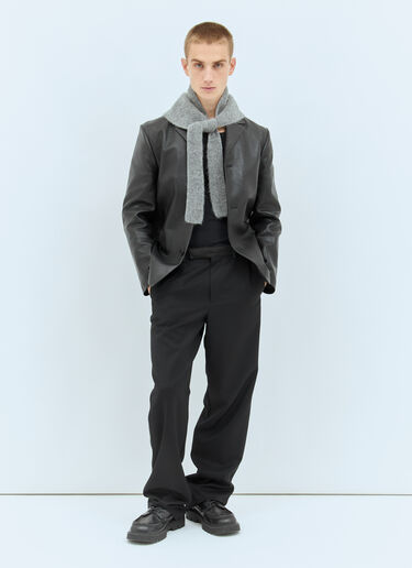 Jacquemus Le Chale Gros Grain 围巾 深灰色 jac0158024
