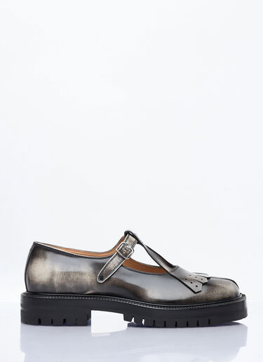 Maison Margiela Tabi Country Mary Jane Shoes Black mla0257008