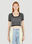 Eckhaus Latta Amoretto Knit Top Brown eck0351003