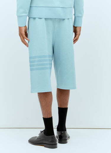 Thom Browne Knit Track Shorts Blue thb0155001