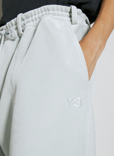 Y-3 Velvet Track Pants Grey yyy0354028