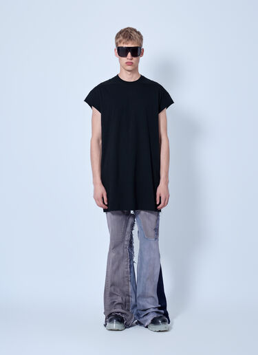 LN-CC® - Rick Owens: Jumbo Short Sleeve T-Shirt - Black Rick Owens Jumbo Short Sleeve T-Shirt Black ric0166006