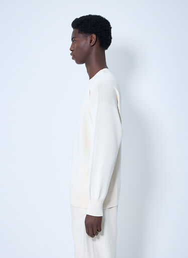 MHL Cross Over Crew Dry Sweater White mhl0160003