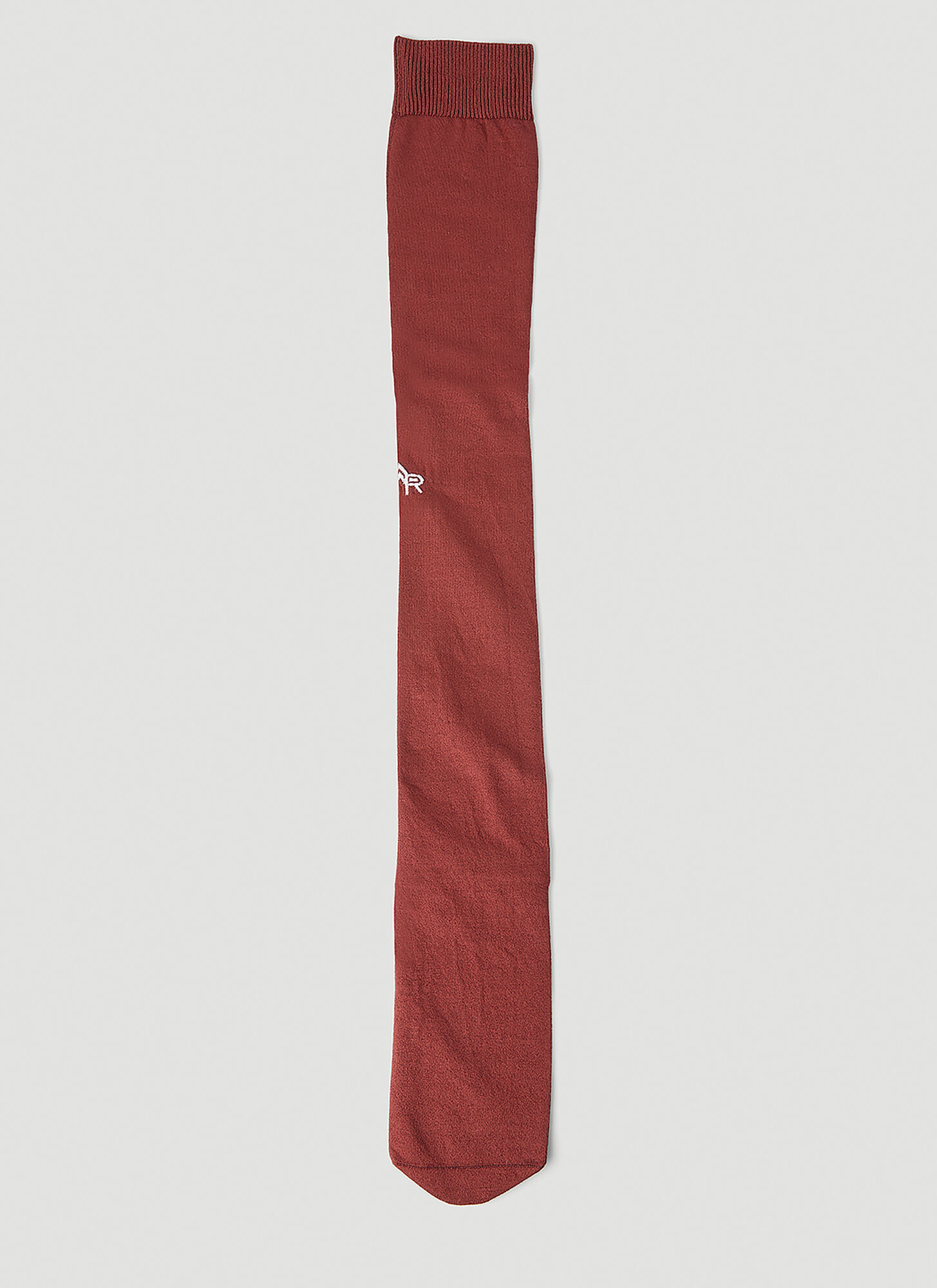 Meryll Rogge Logo Embroidered Long Socks In Brown