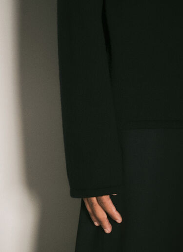 Saint Laurent Turtleneck Sweater Black sla0158006