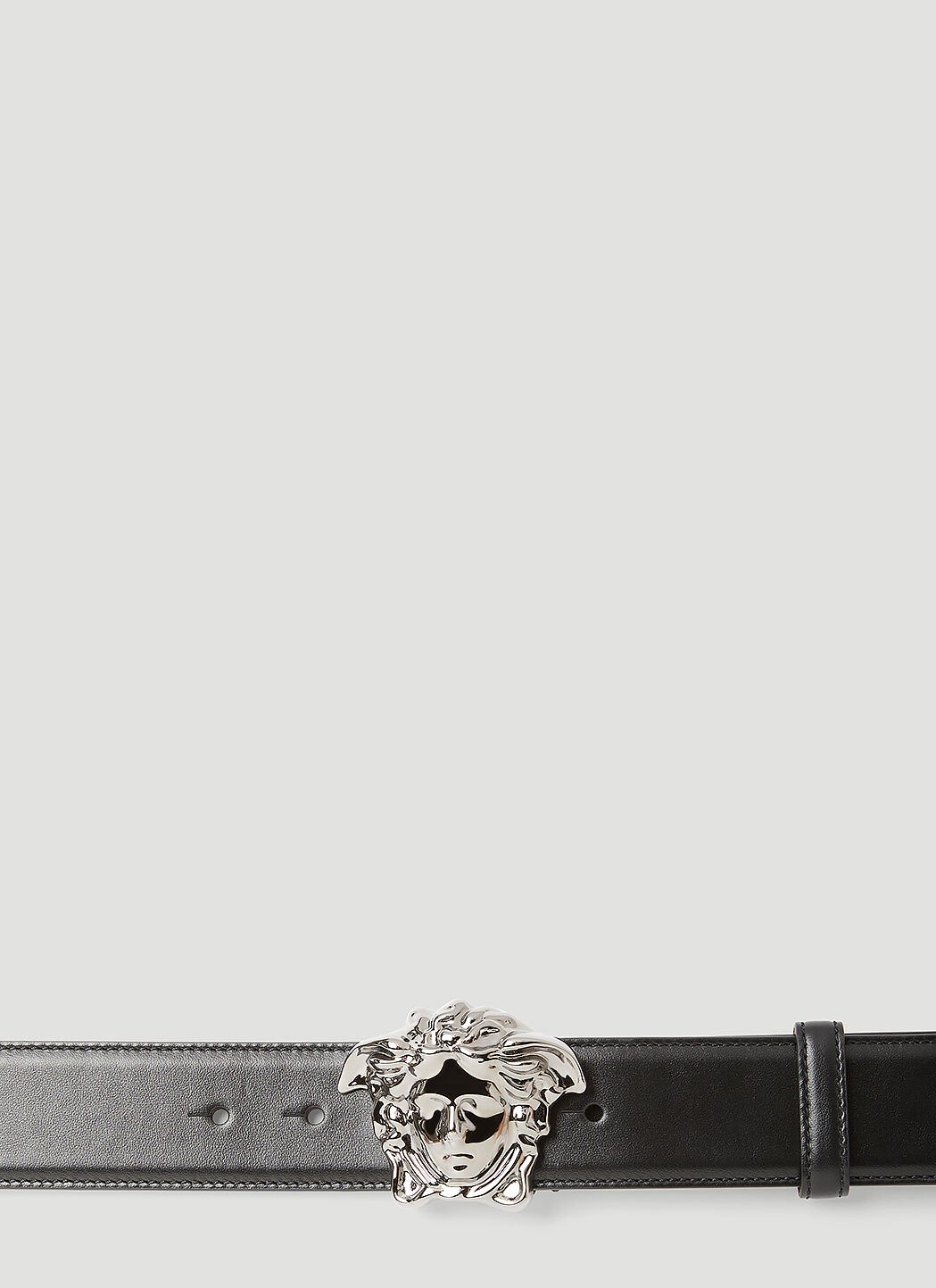 Versace La Medusa 皮革腰带 白色 ver0154004