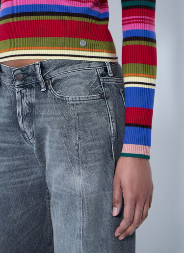 Acne Studios Striped Wool Turtleneck Multicolor acn0264028