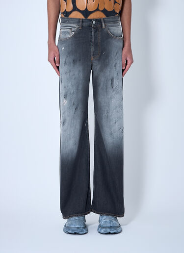 Acne Studios 2021M Distressed Jeans Black acn0159016