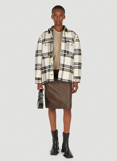 Isabel Marant Étoile Bertille Midi Skirt Brown ibe0249013