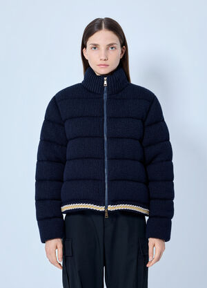 Moncler Padded High-Neck Jacket Navy mon0265104