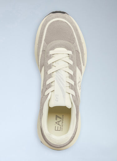 LN-CC® - EA7 Emporio Armani: OTG Velo Sneakers - Brown EA7 Emporio Armani OTG Velo Sneakers Brown eea0166005
