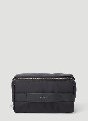 Saint Laurent Logo Wash Bag Black sla0151087