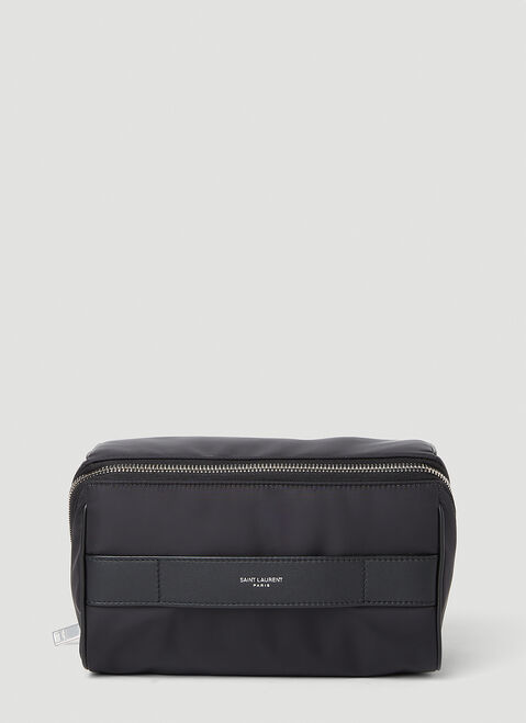 Bottega Veneta Logo Wash Bag Black bov0154027