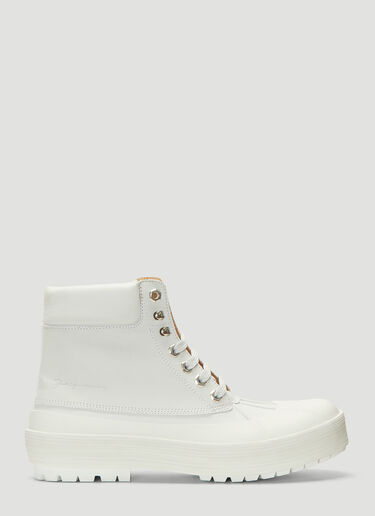 Jacquemus Les Meuniers Hautes Lace-up Boots White jac0237017