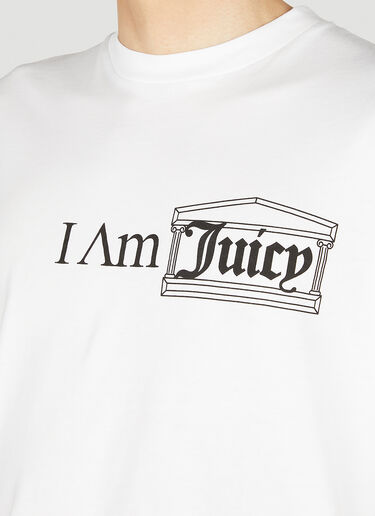 Aries x Juicy Couture I Am Juicy 티셔츠 화이트 ajy0352009