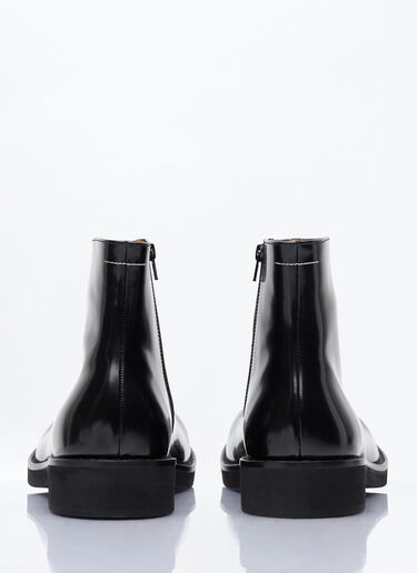 MM6 Maison Margiela Anatomic Ankle Boots Black mmm0158006